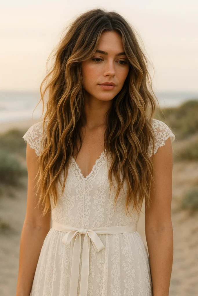 Feathered curtain bangs that blend seamlessly with short and long hair