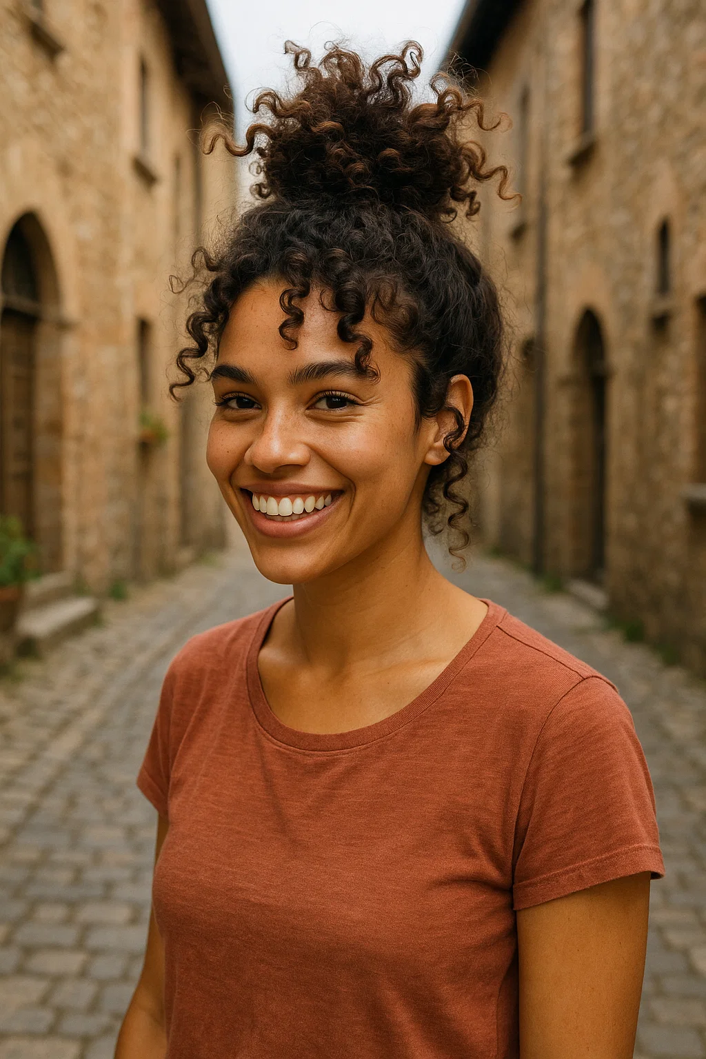 a-fun-curly-top-knot-hairstyle-for-curly-hair-perfect-for-casual-days-like-beach-trips-or-brunch