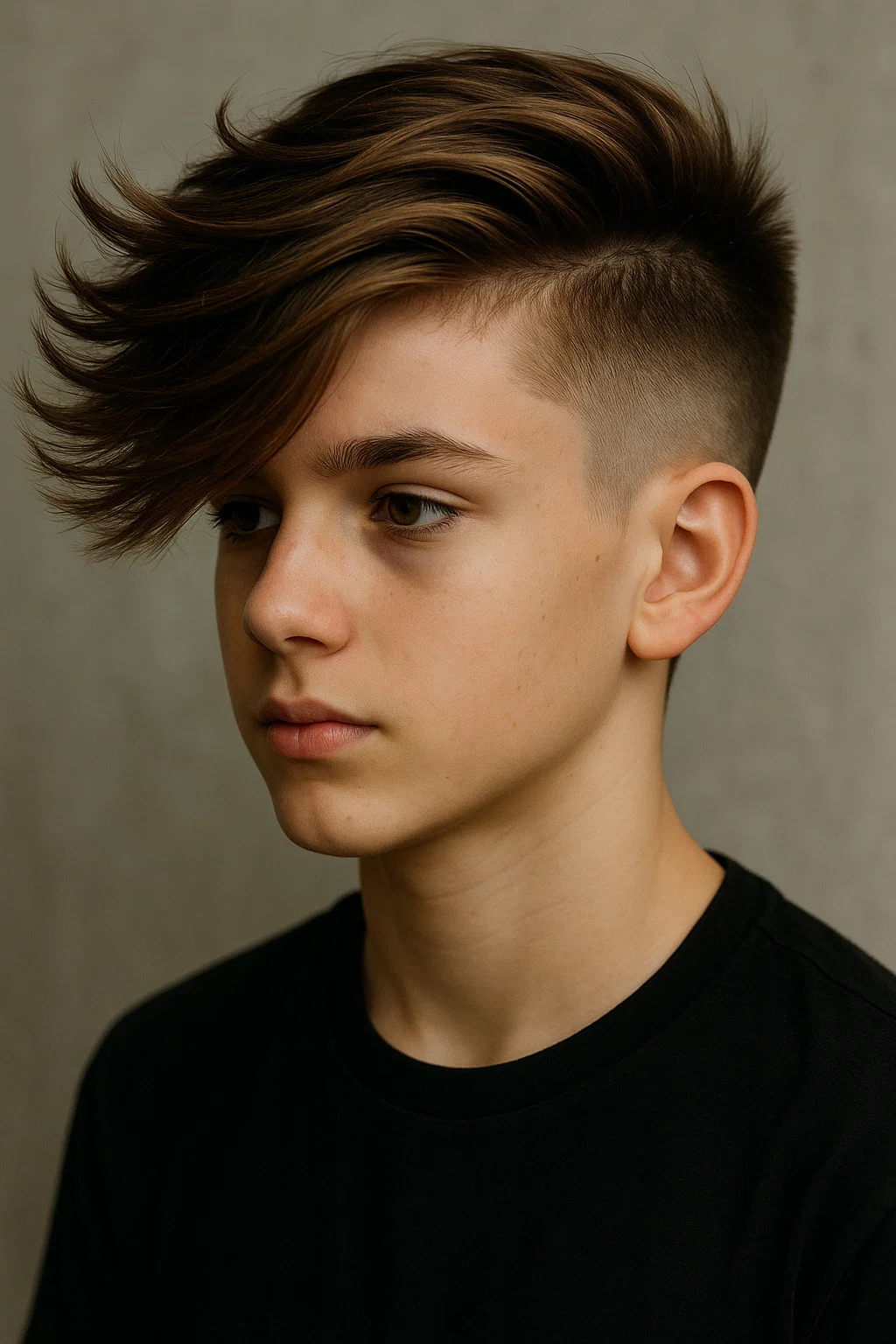 a trendy undercut for boys 