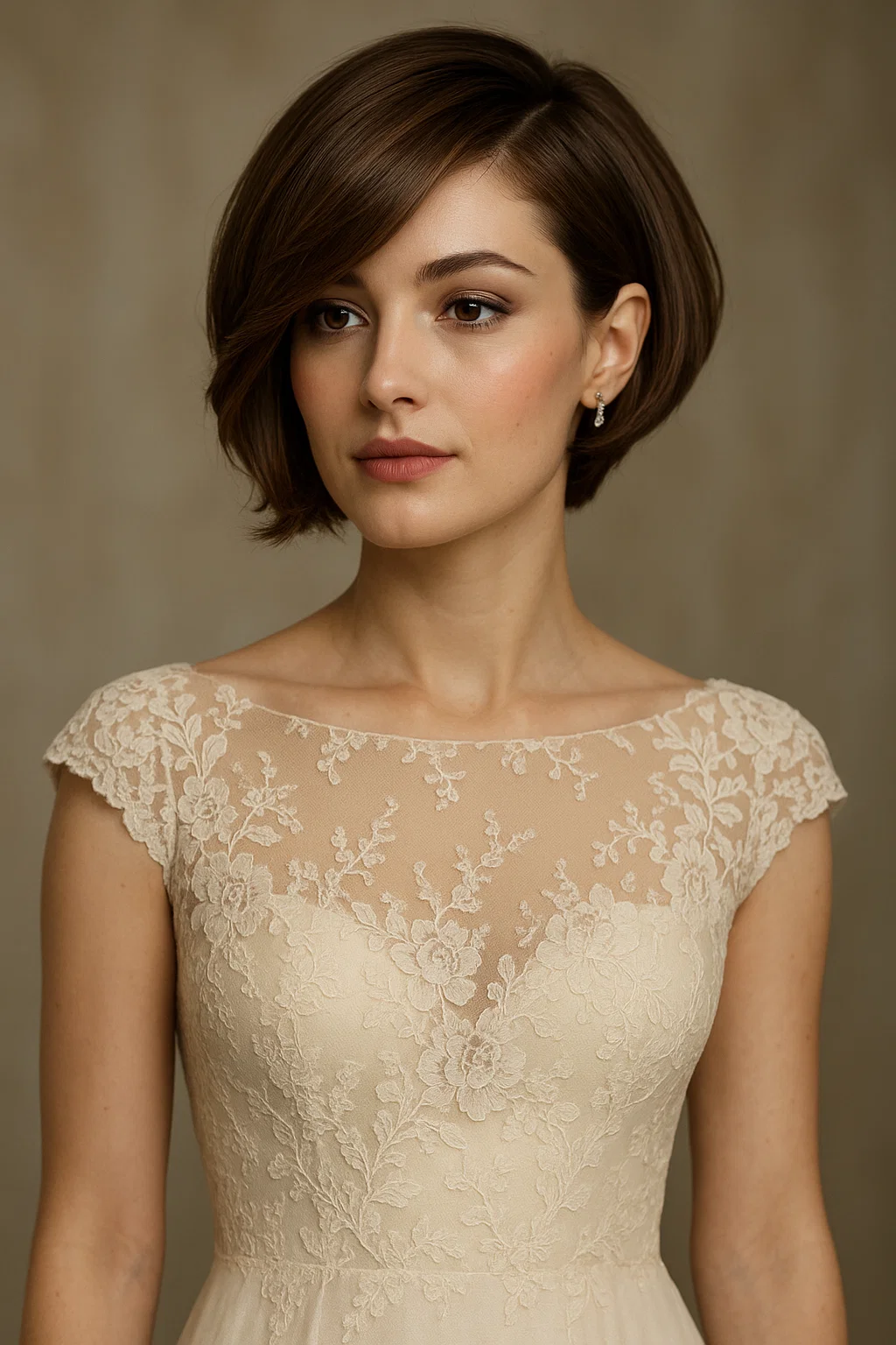 an image of a side-swept bob for a modern