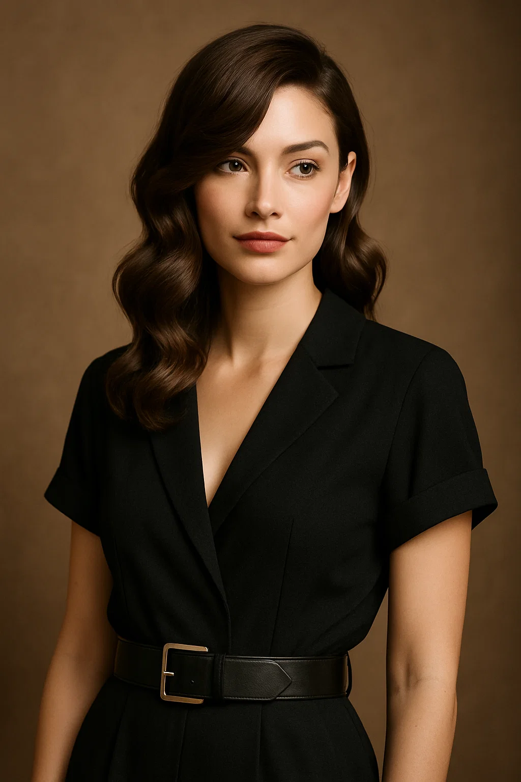 soft waves styled to the side for an elegant yet relaxed look, great for a night out or casual day.