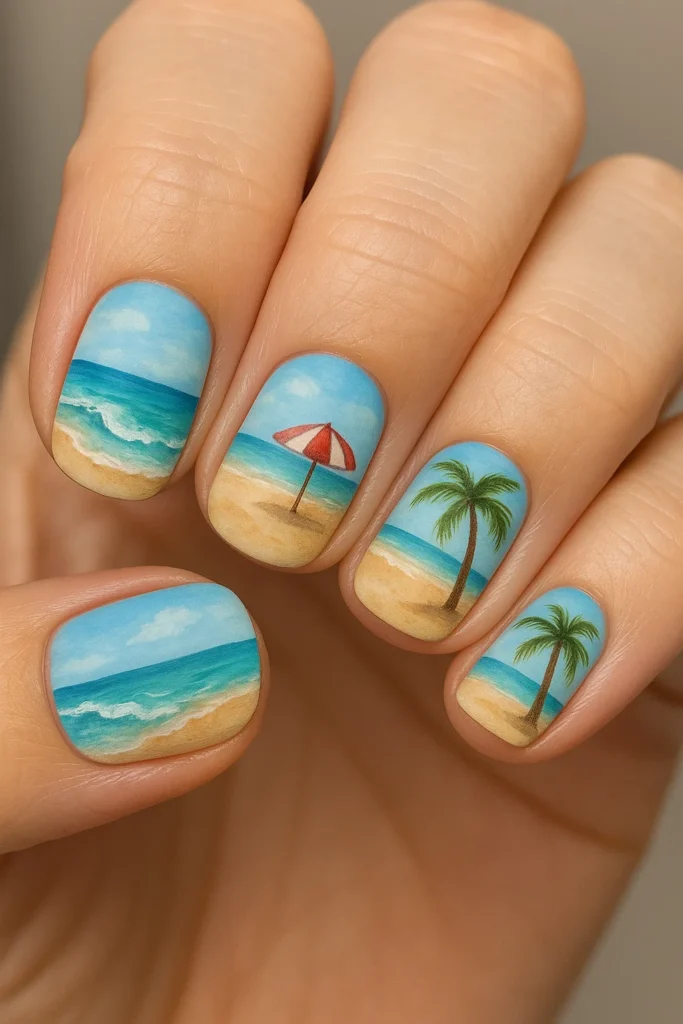 17 beach nail ideas for the ultimate seaside manicure