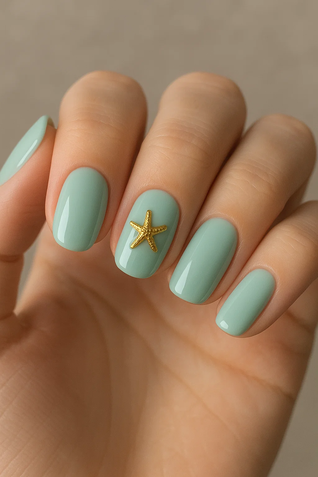 Sea-inspired nails with coastal vibes and oceanic designs perfect for a fresh, summery look.