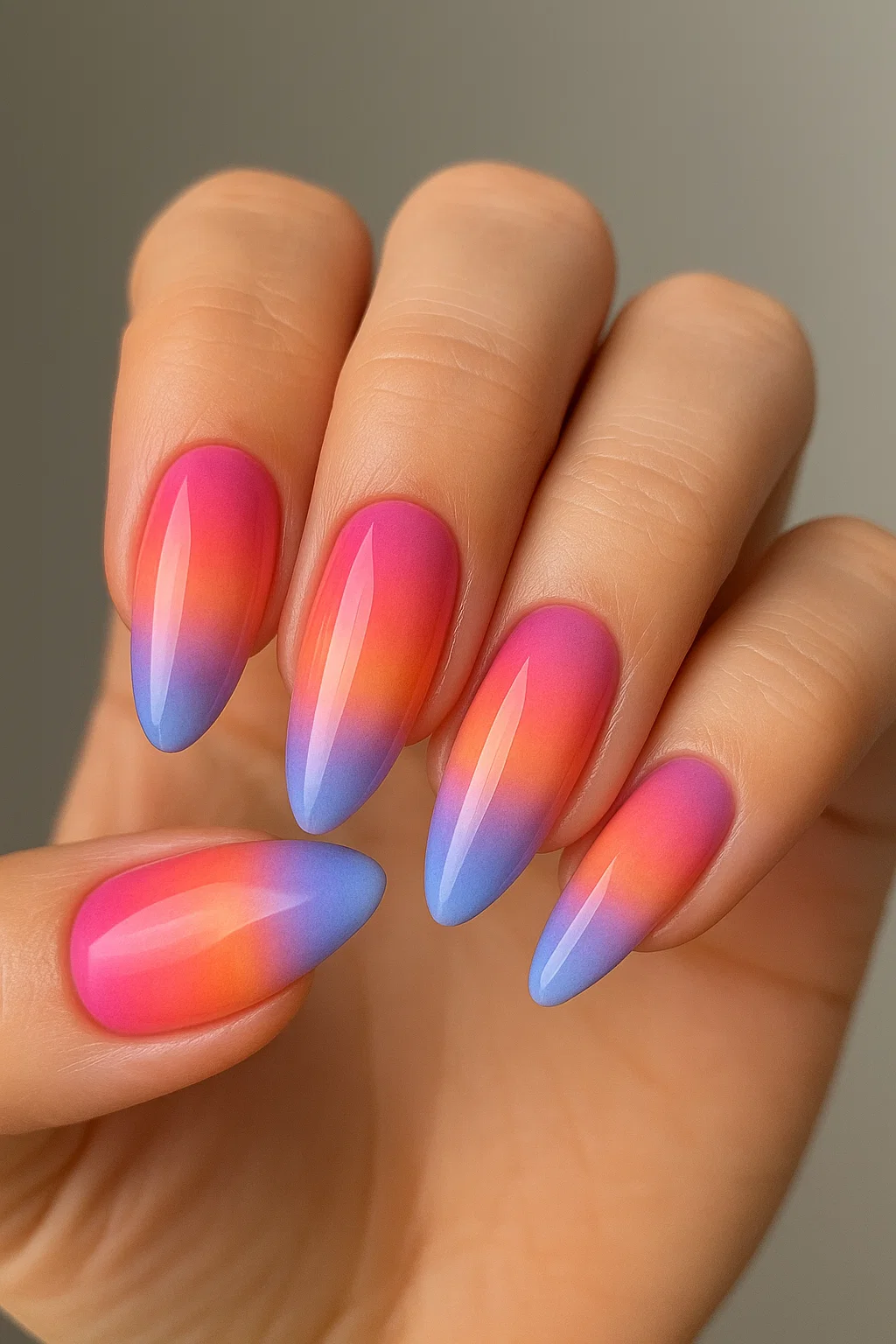 Sea-inspired nails with coastal vibes and oceanic designs perfect for a fresh, summery look.