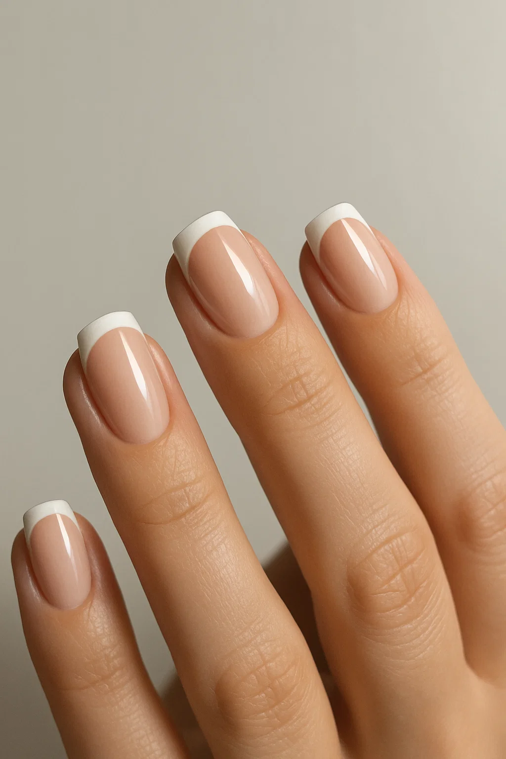 French nails 2025 showing almond nails and French tip nails with trendy summer nail ideas.