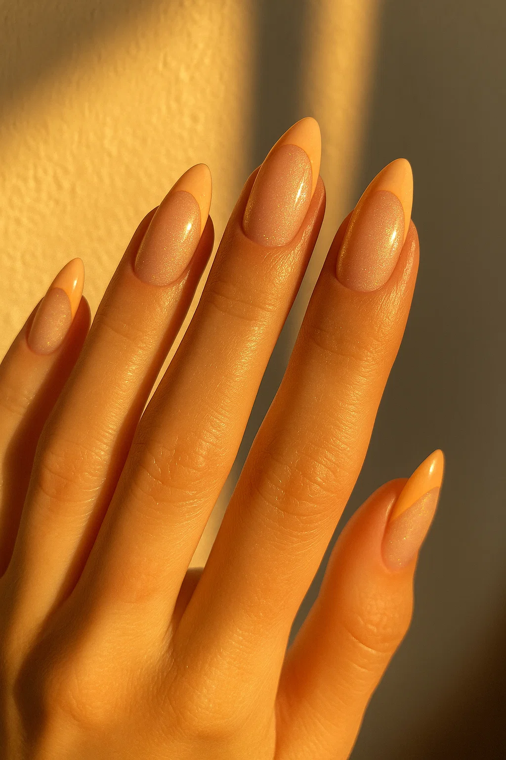 21 summer almond nails ideas 2025 with pastel French tips