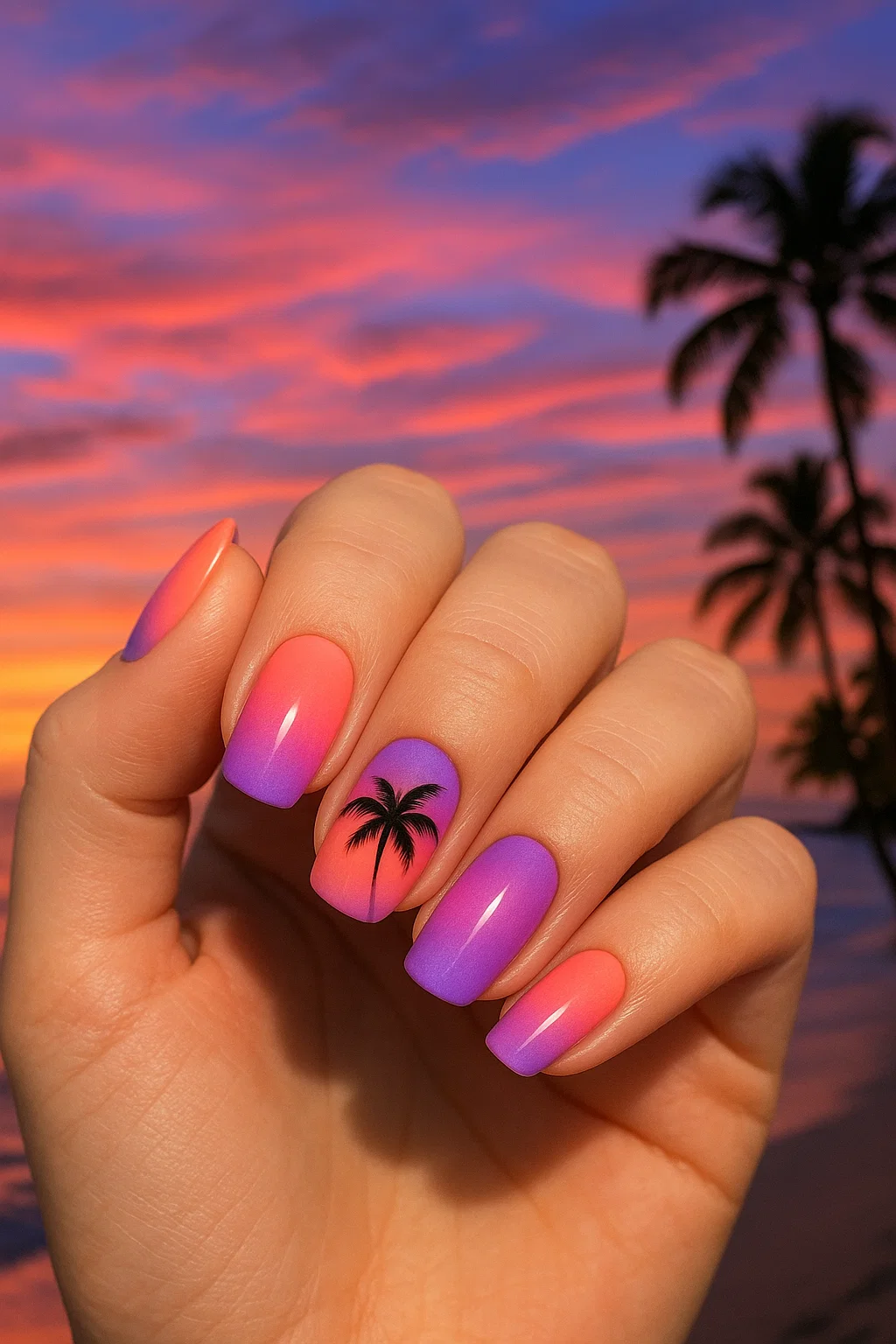 21 Summer Holiday Nails: Oceanic Tropical-Inspired Nails