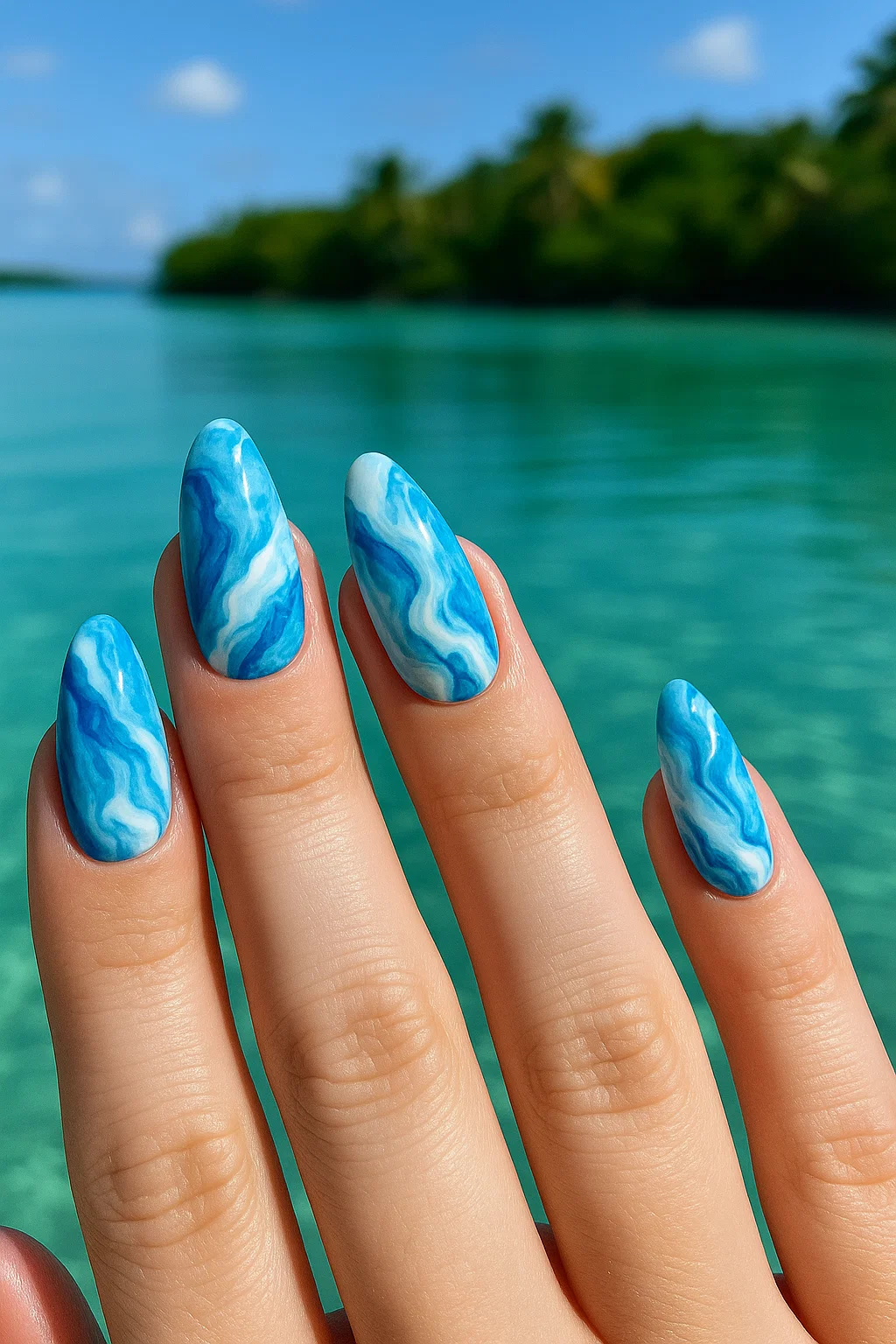 21 Summer Holiday Nails: Oceanic Tropical-Inspired Nails