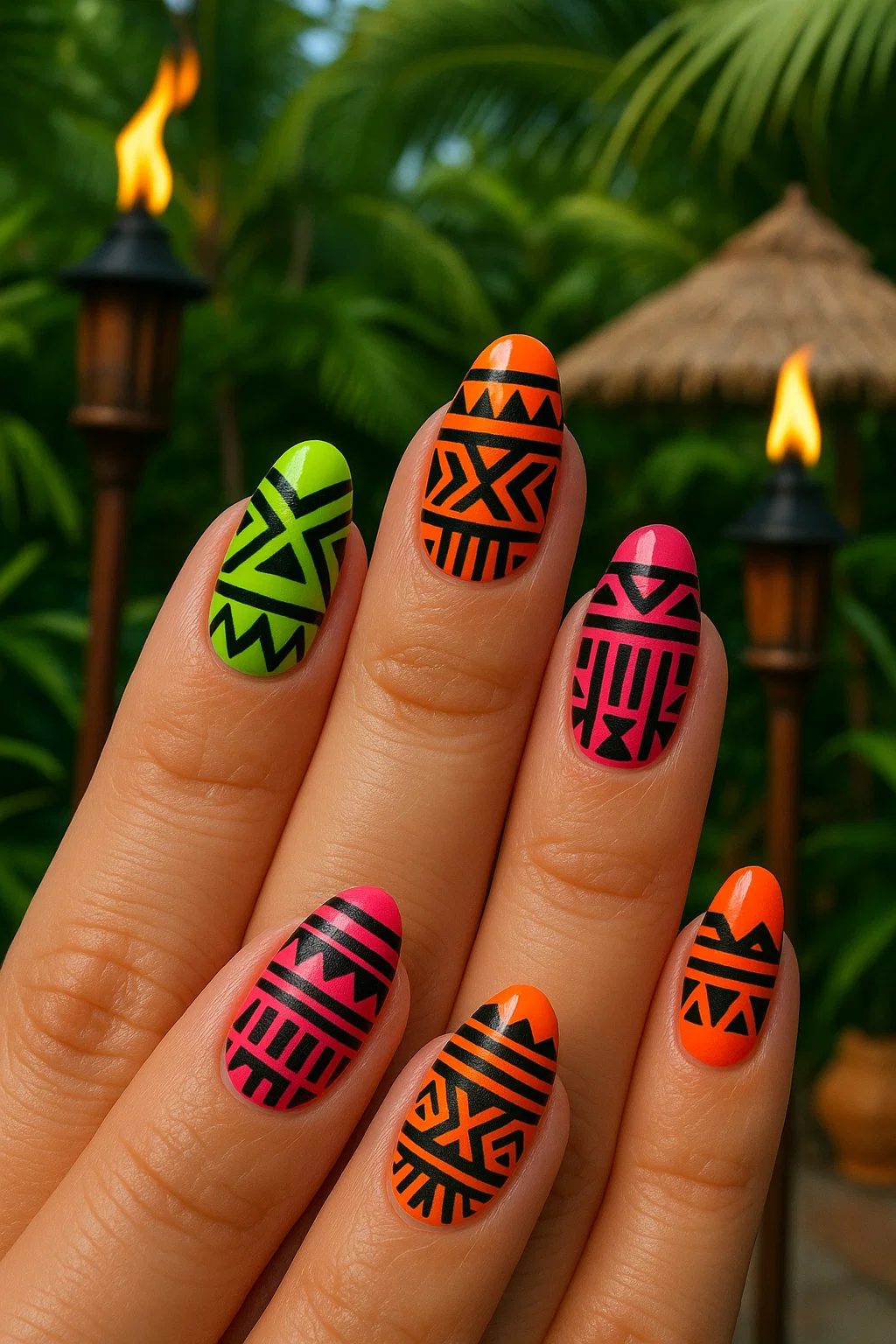 21 Summer Holiday Nails: Oceanic Tropical-Inspired Nails