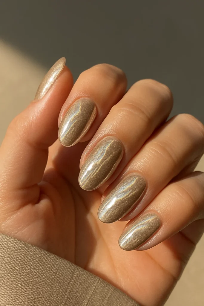 Sandy chic beach nails with trendy designs perfect for summer beach days.