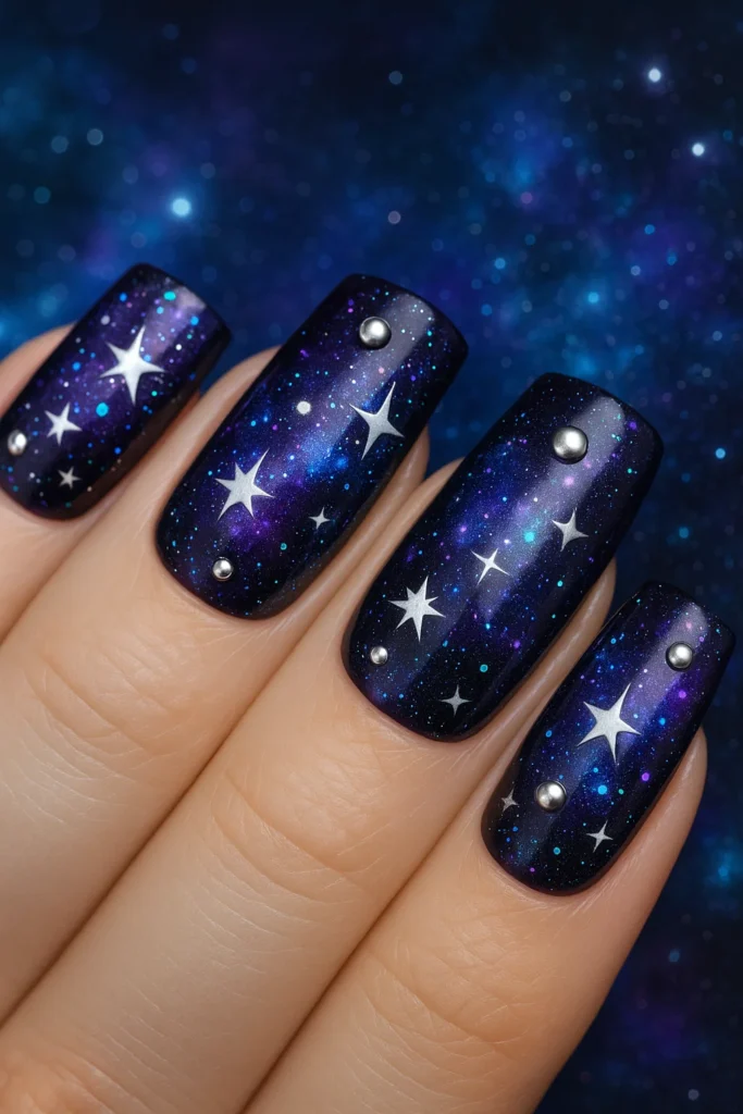 Sparkle nails design for special occasions