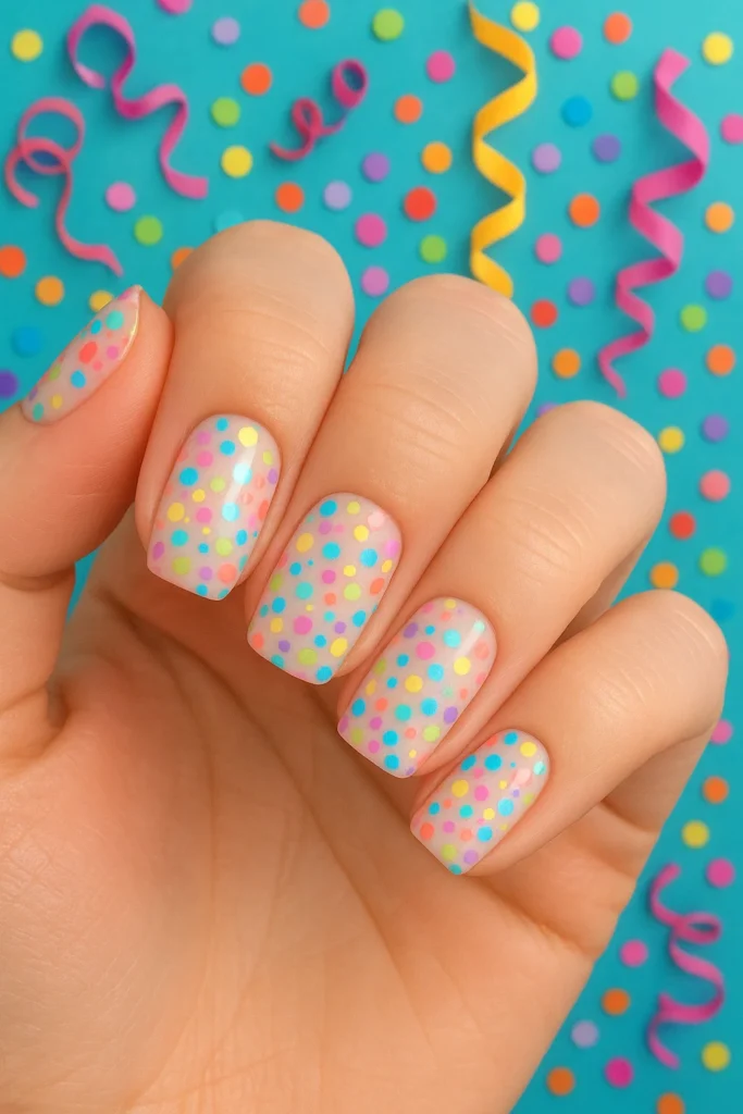 Sparkle nails design for special occasions