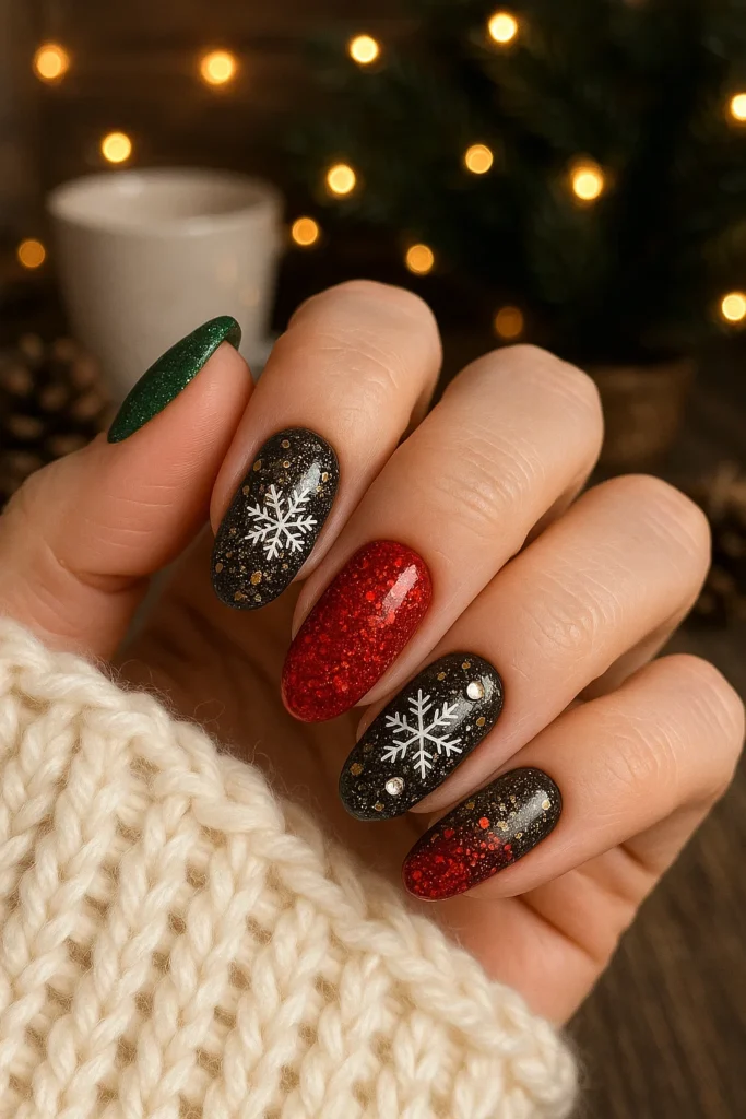 Sparkle nails design for special occasions