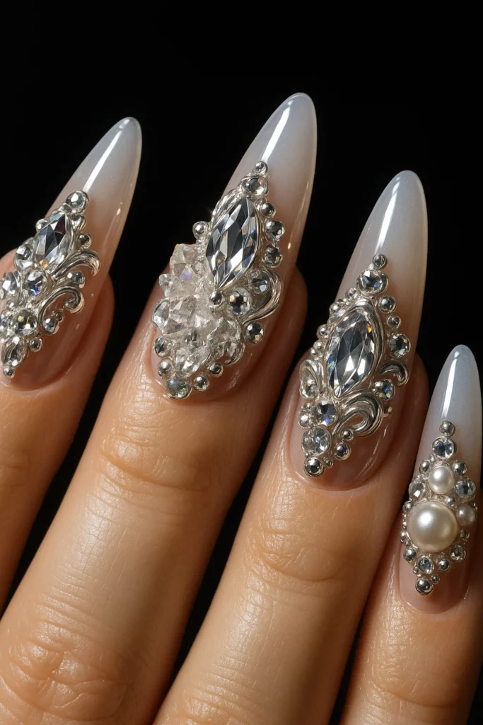 Sparkle nails design for special occasions