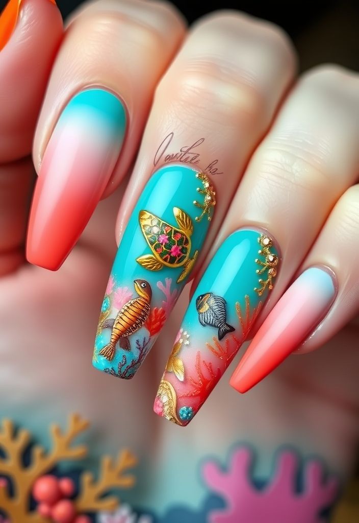 Coastal Granddaughter Nail Ideas For Your Summer Vacat