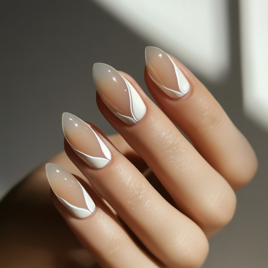 minimalist nail art designs for 2025 including French tip nails and summer nail trends.