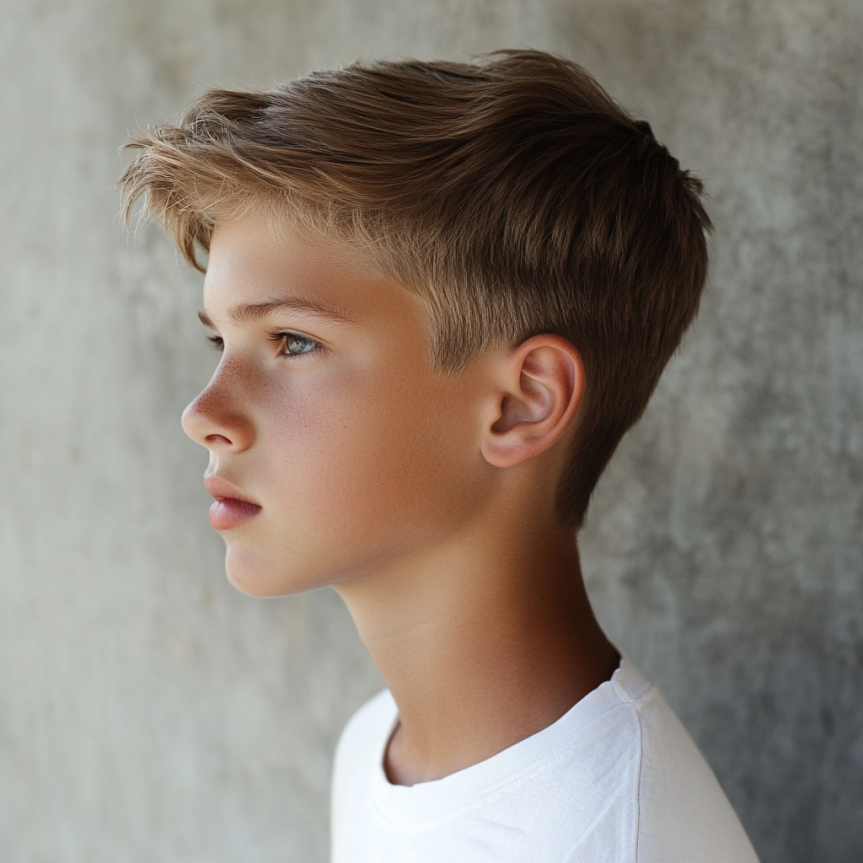 Easy-to-maintain boys haircut styles featuring trendy toddler boy haircut and boys fade haircut kids.