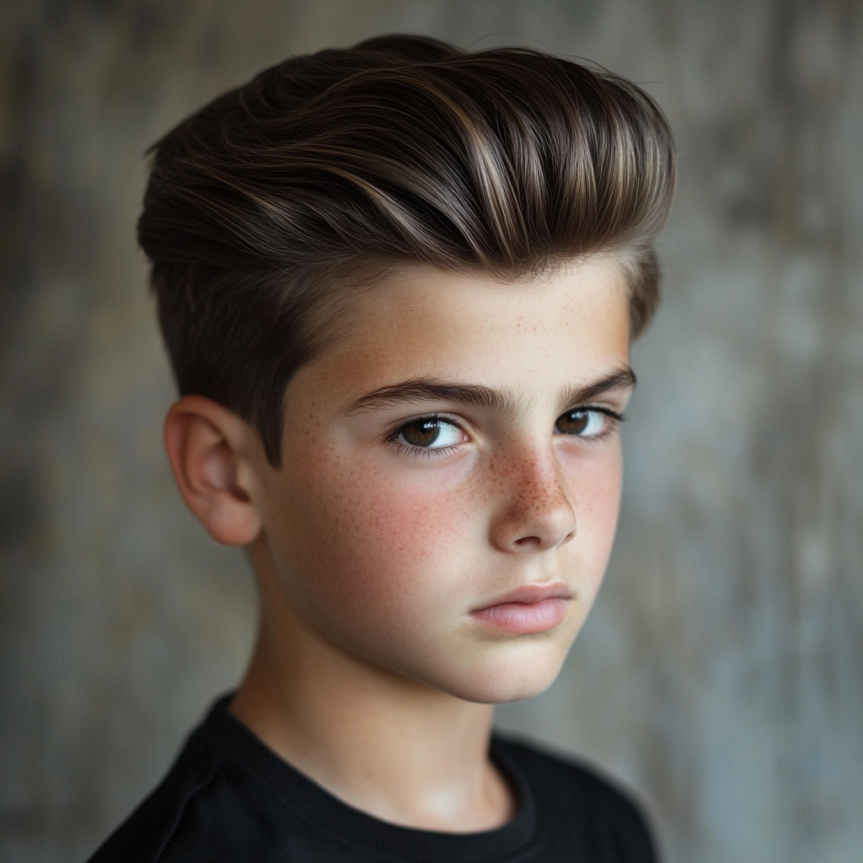 Easy-to-maintain boys haircut styles featuring trendy toddler boy haircut and boys fade haircut kids.
