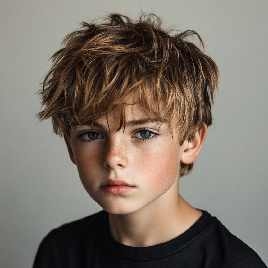 Easy-to-maintain boys haircut styles featuring trendy toddler boy haircut and boys fade haircut kids.