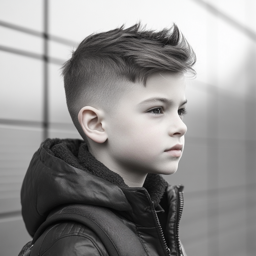 Easy-to-maintain boys haircut styles featuring trendy toddler boy haircut and boys fade haircut kids.