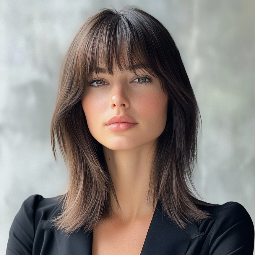 Curtain Bangs That Flatter Every Face Shape and Hair Texture