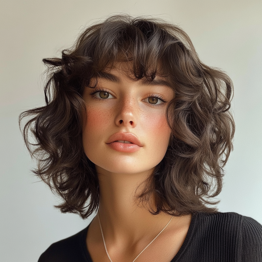 Curtain Bangs That Flatter Every Face Shape and Hair Texture