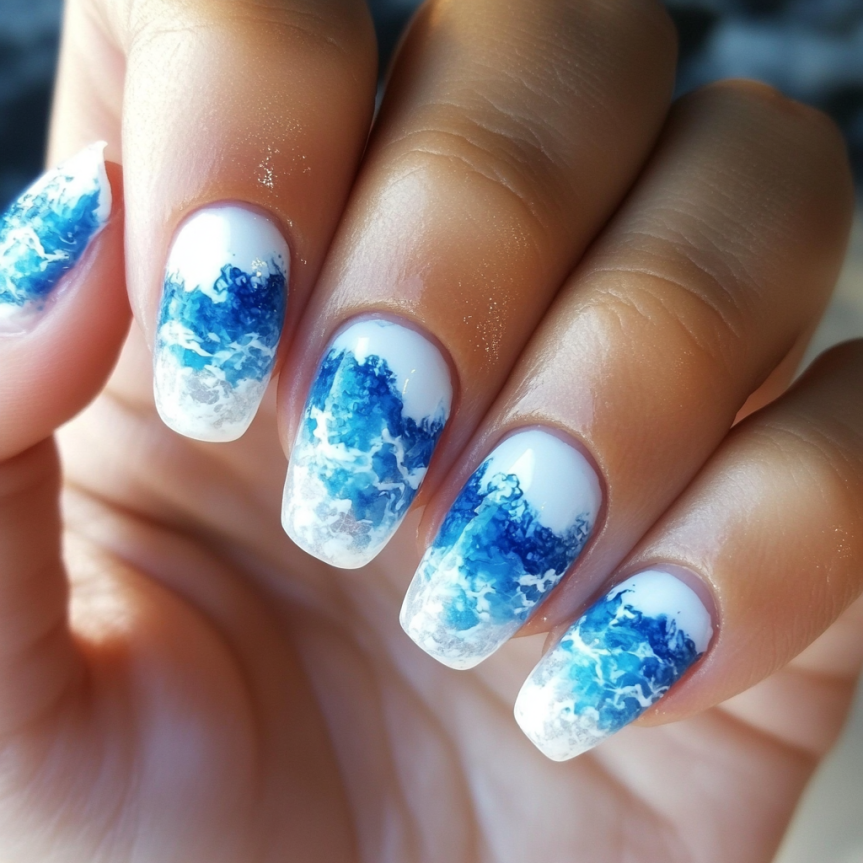 Stunning beach nail ideas for 2025 with coastal vibes and summer-inspired designs.