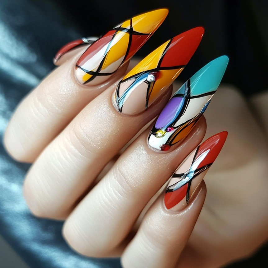 French nails 2025 showing almond nails and French tip nails with trendy summer nail ideas.