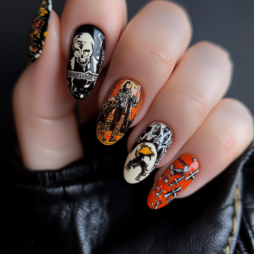 Spinal Tap 2 nail designs inspired by rock 'n' roll vibes