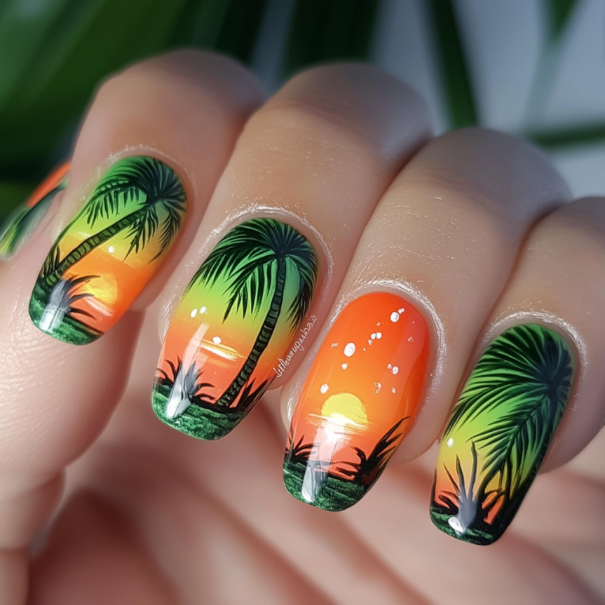 Stunning beach nail ideas for 2025 with coastal vibes and summer-inspired designs.