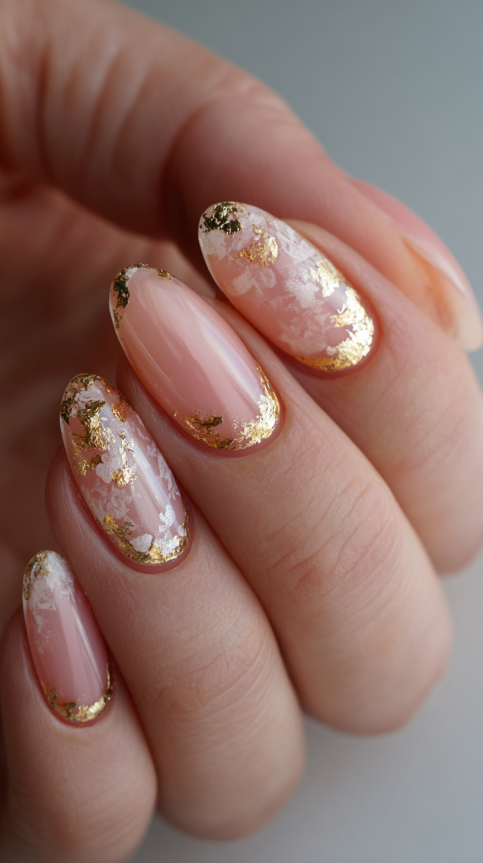 21 summer almond nails ideas 2025 with pastel French tips