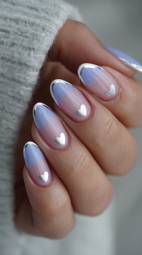 21 summer almond nails ideas 2025 with pastel French tips