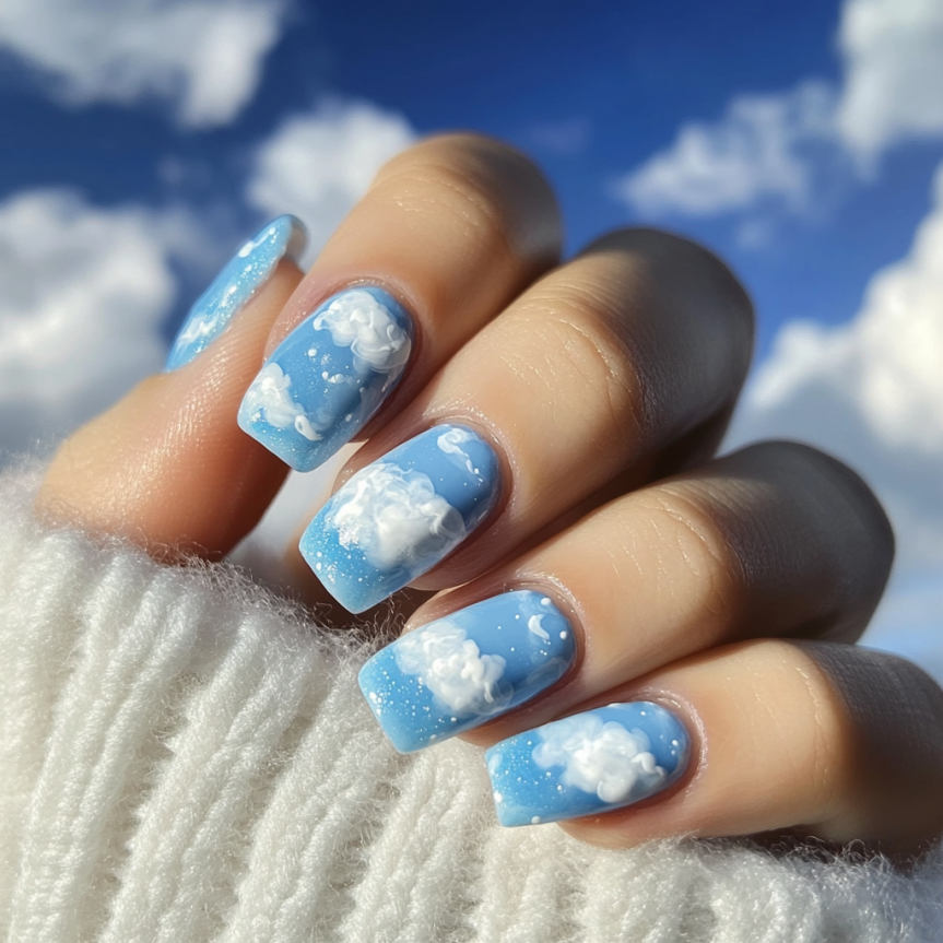 Blue and White Nail Designs That Are Too Gorgeous to Skip