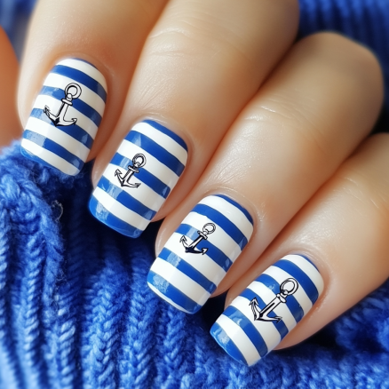 Blue and White Nail Designs That Are Too Gorgeous to Skip