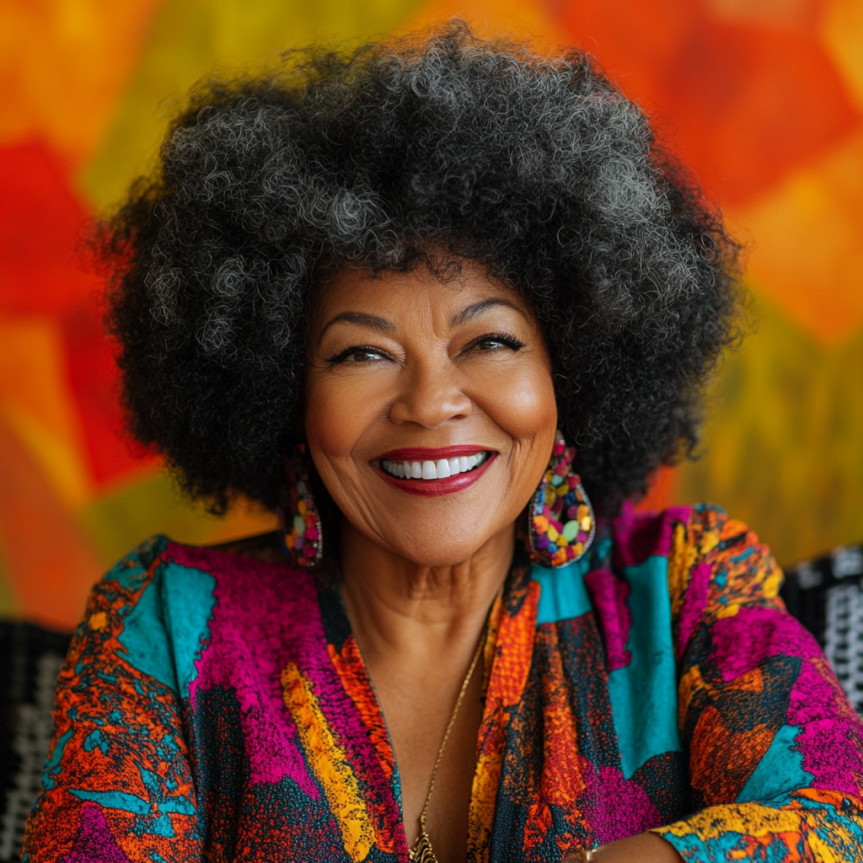 Playful curly hairstyles for older women with timeless style
