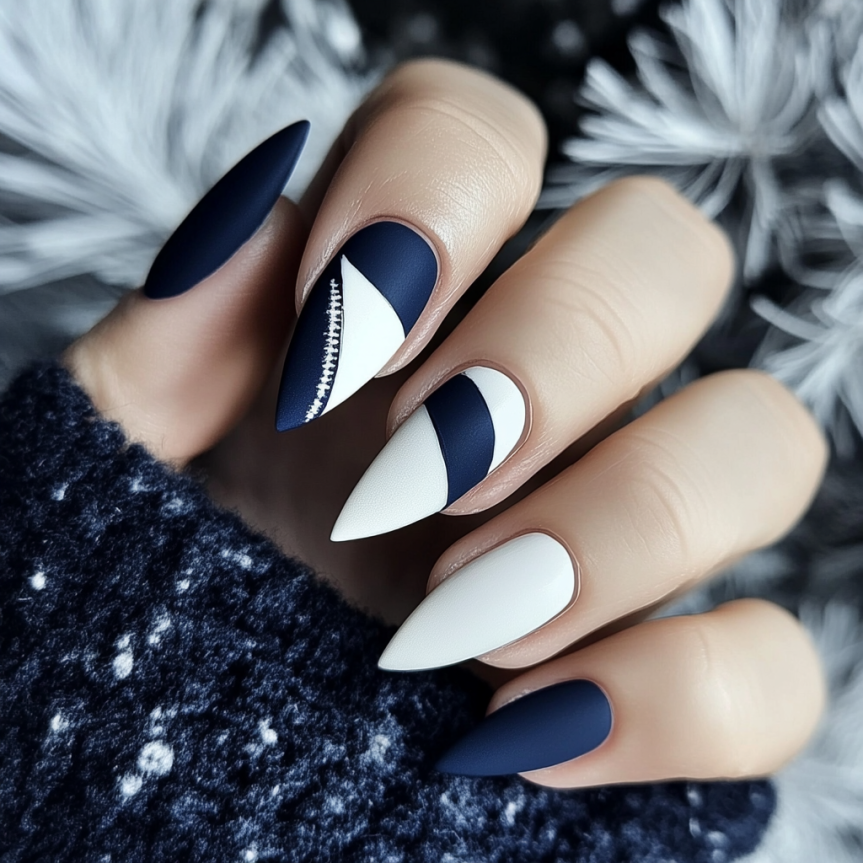 Blue and White Nail Designs That Are Too Gorgeous to Skip