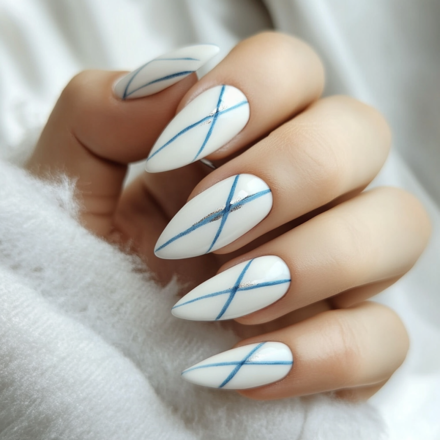 Blue and White Nail Designs That Are Too Gorgeous to Skip