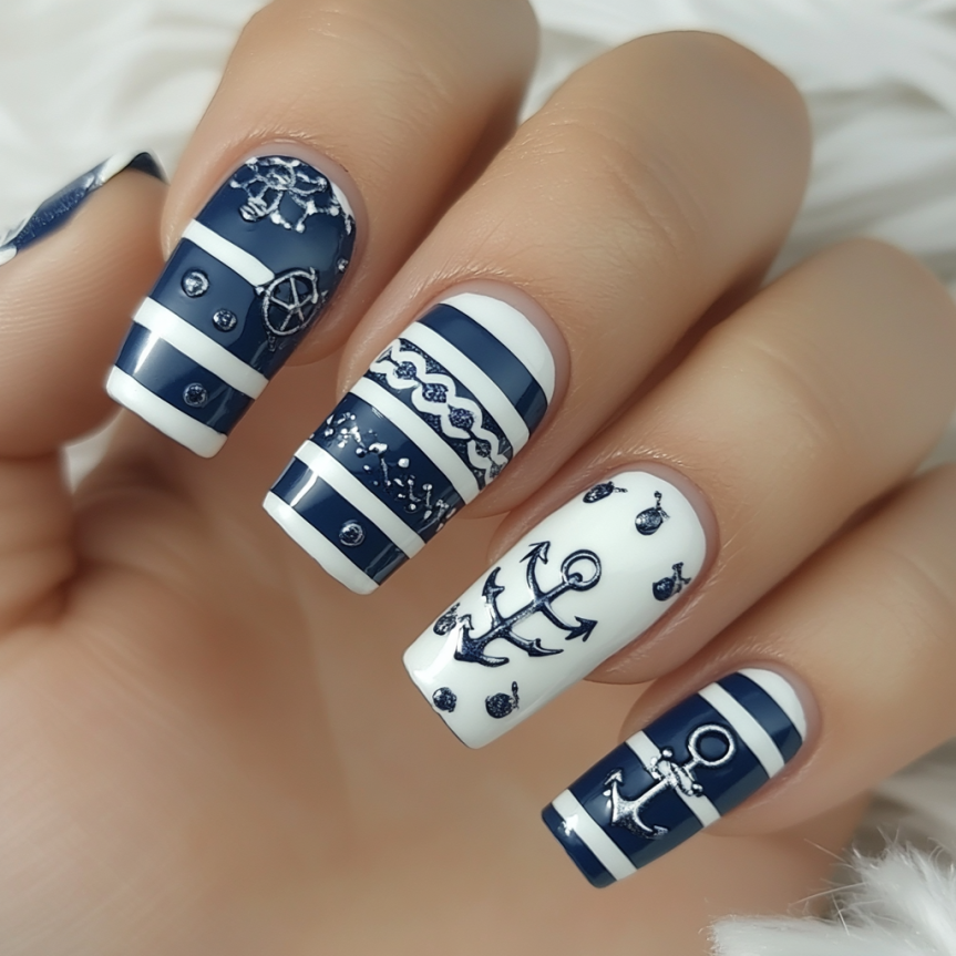 Stunning beach nail ideas for 2025 with coastal vibes and summer-inspired designs.