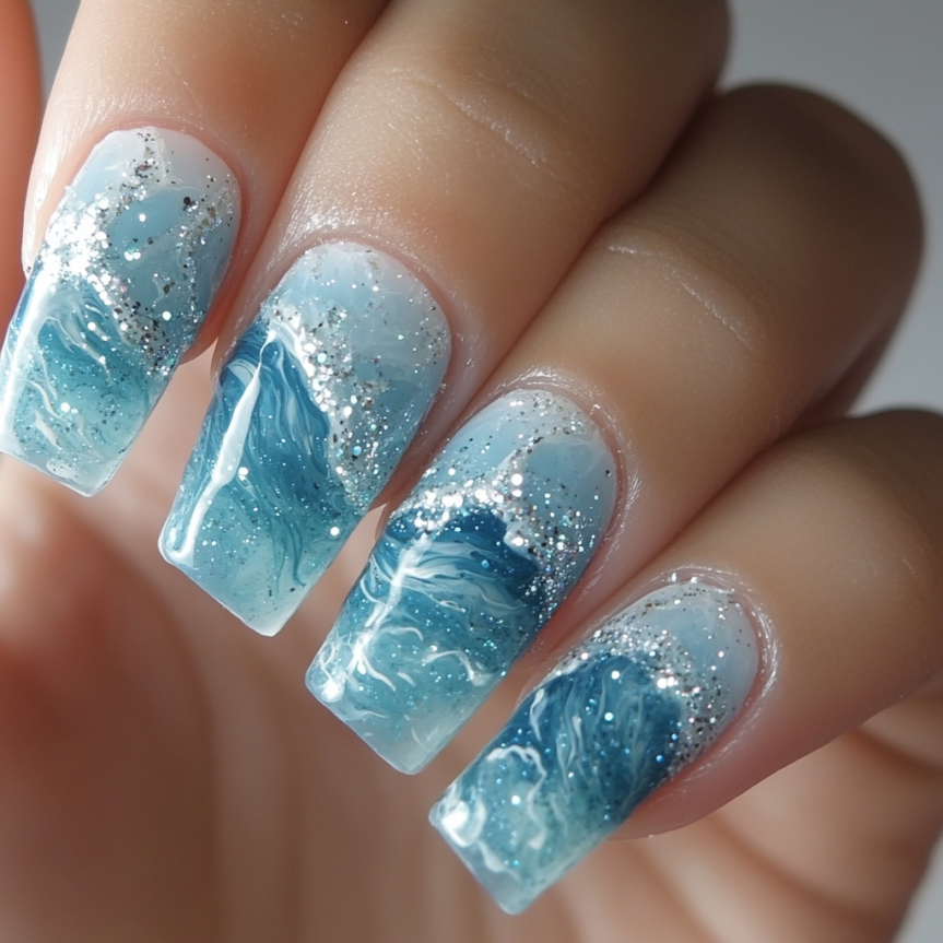 Stunning beach nail ideas for 2025 with coastal vibes and summer-inspired designs.