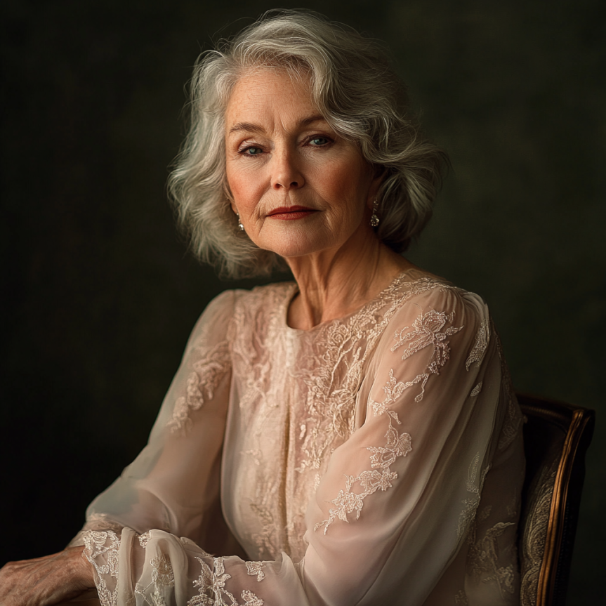 Playful curly hairstyles for older women with timeless style