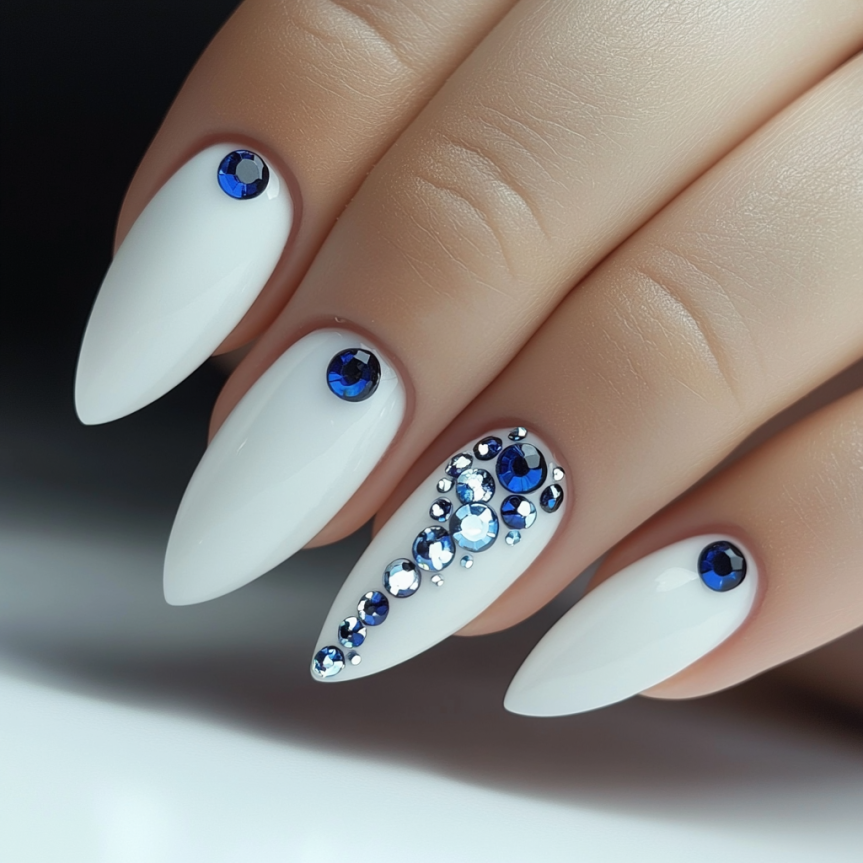Blue and White Nail Designs That Are Too Gorgeous to Skip