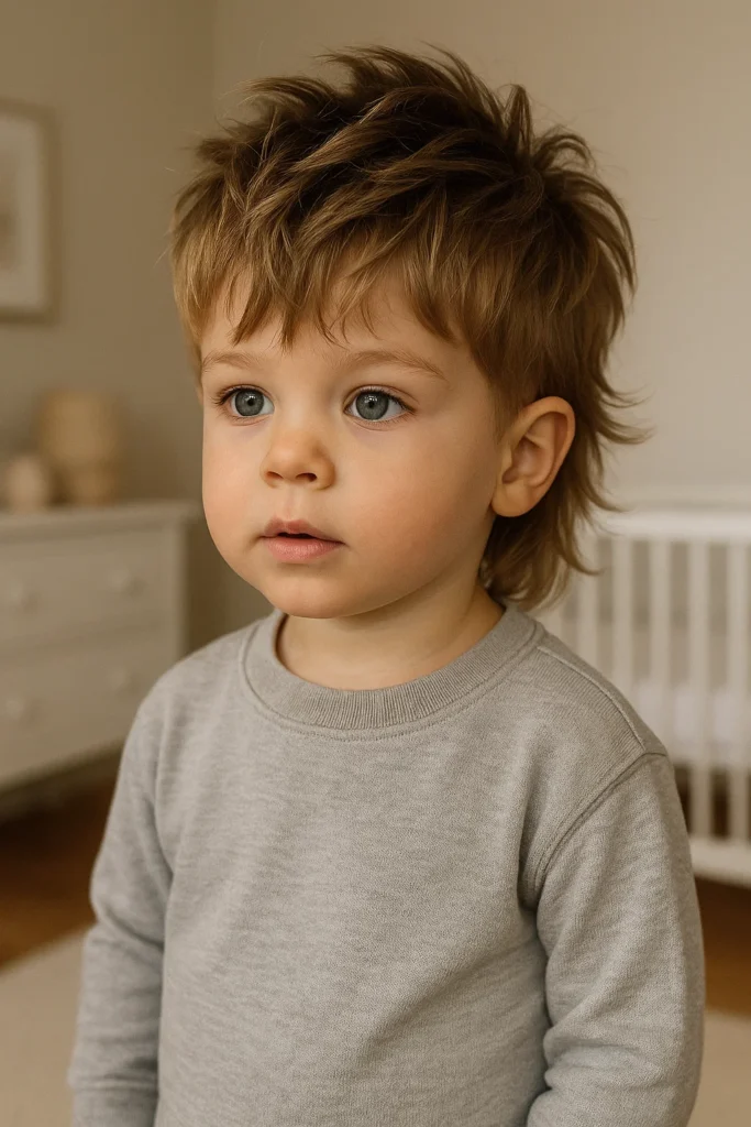Toddler Modern Mullet: 15 Cute & Trendy Haircuts for Little Boys and Girls