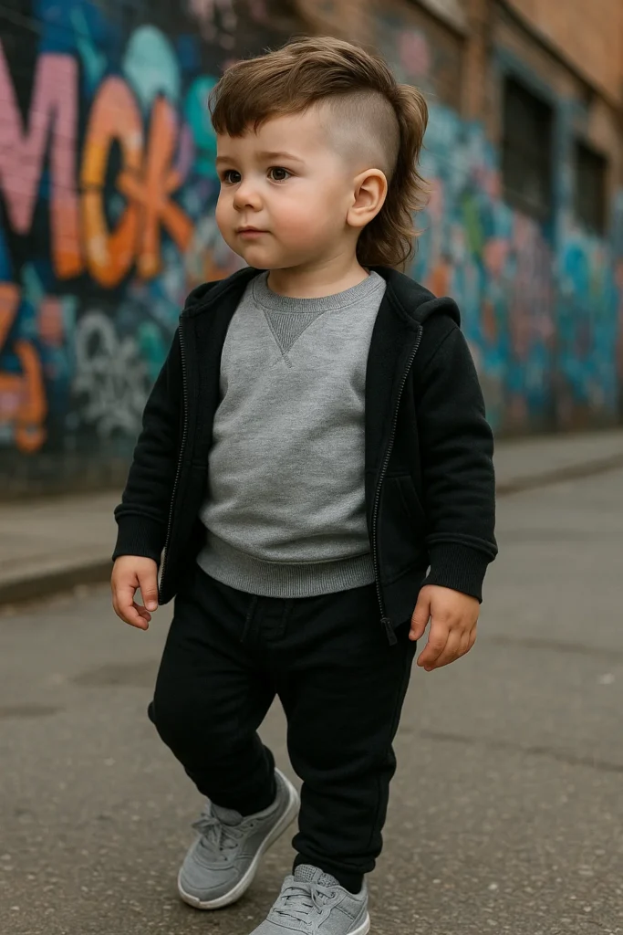 Toddler Modern Mullet: 15 Cute & Trendy Haircuts for Little Boys and Girls