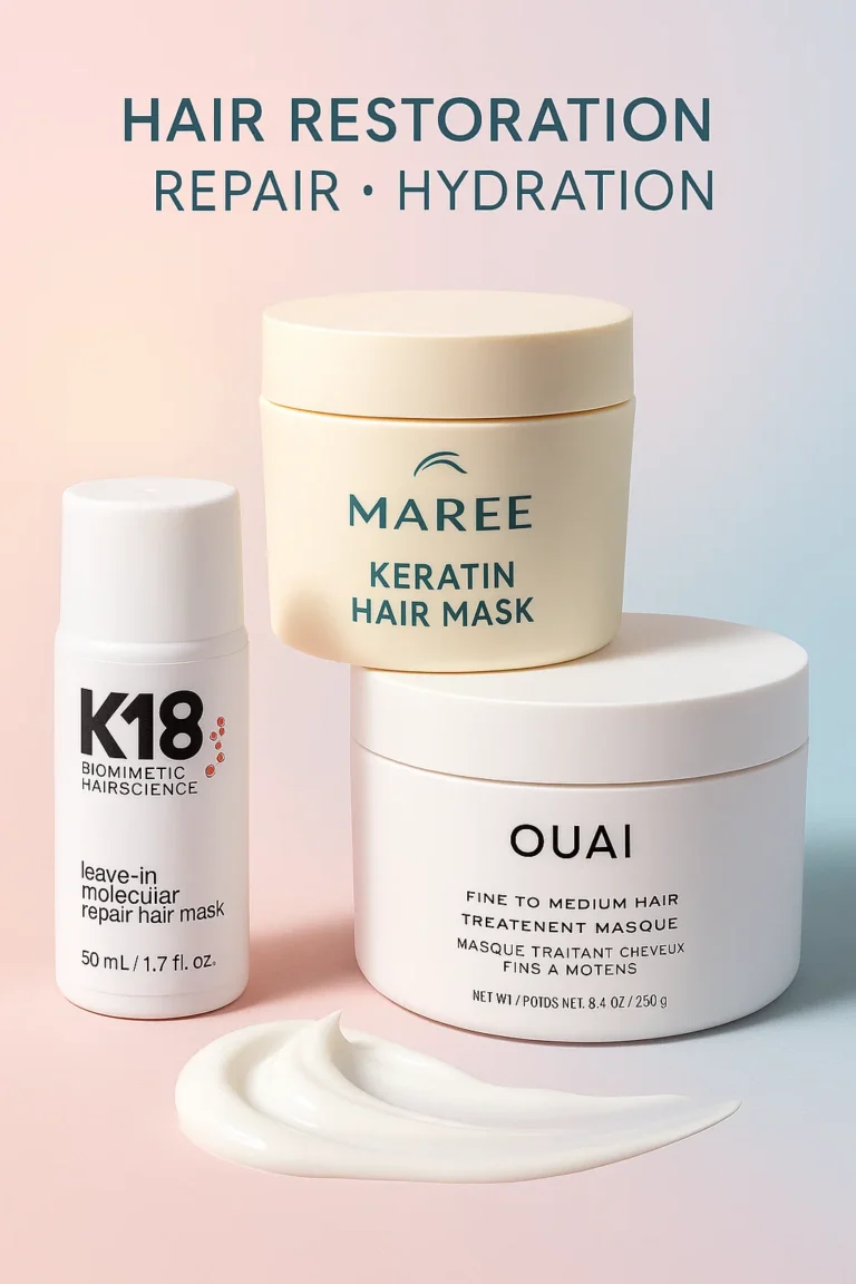 3 Best Hair Masks for Damaged Strands: K18, MAREE, OUAI Review
