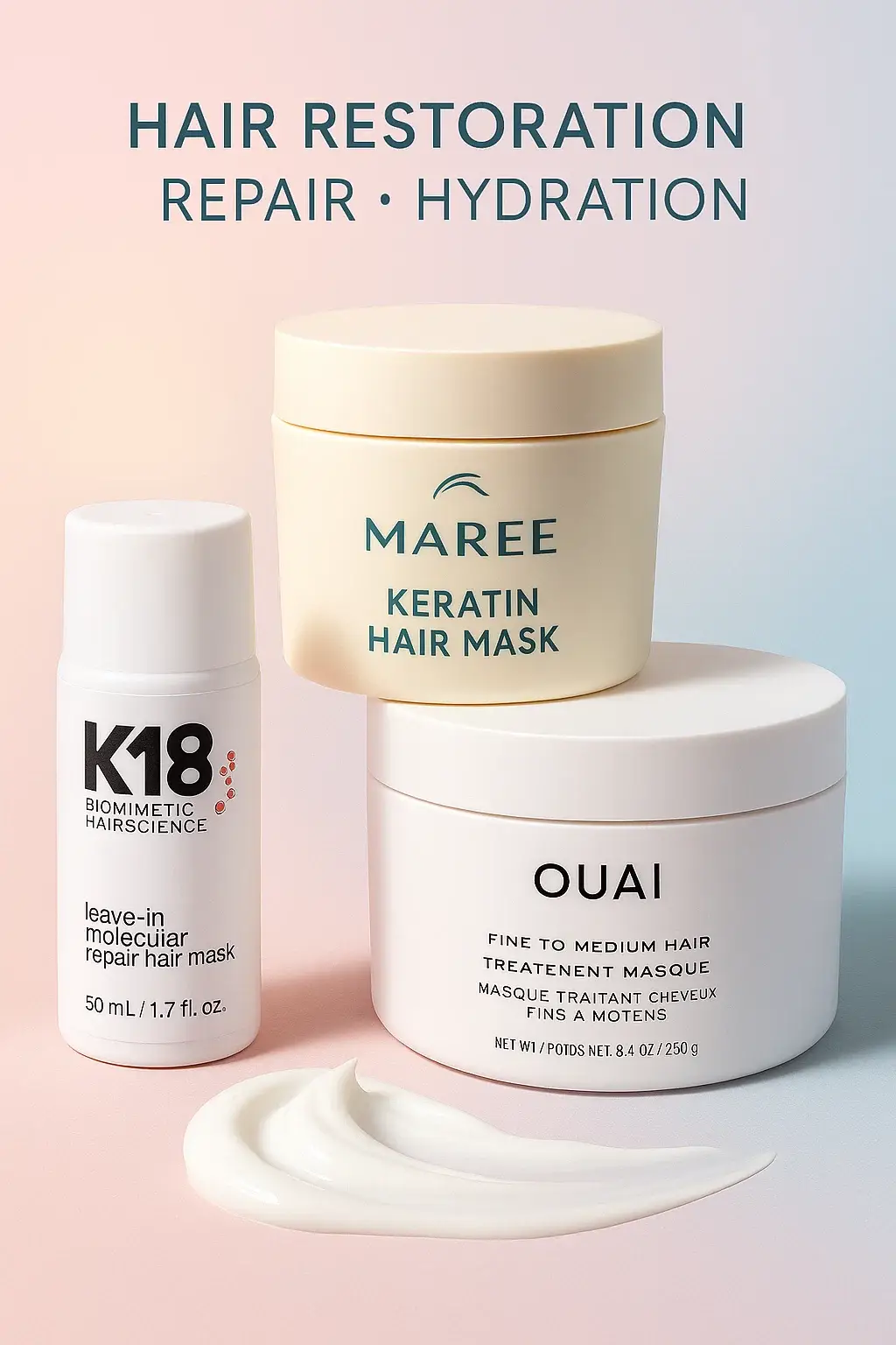 3 Best Hair Masks for Damaged Strands: K18, MAREE, OUAI Review