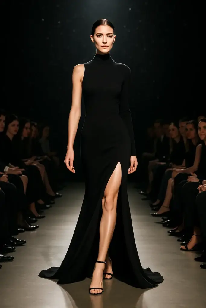 Vera Wang at 76 looking stunning in a timeless hairstyle and little black dress.
