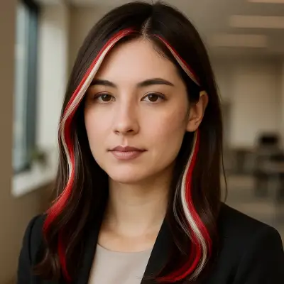 Canada Day 2025 red and white hairstyles