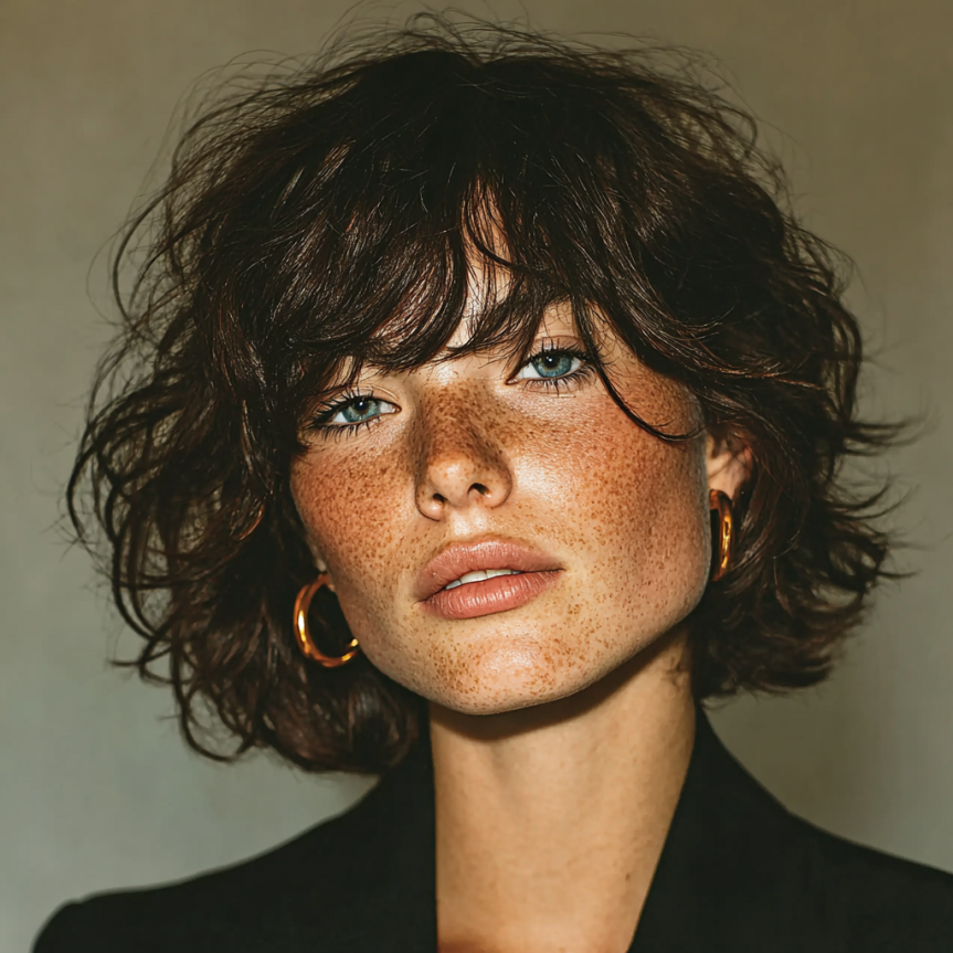 Short shag haircuts showcasing stunning volume and texture.