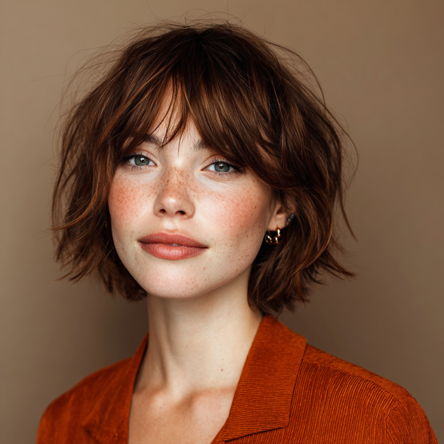 Short shag haircuts showcasing stunning volume and texture.