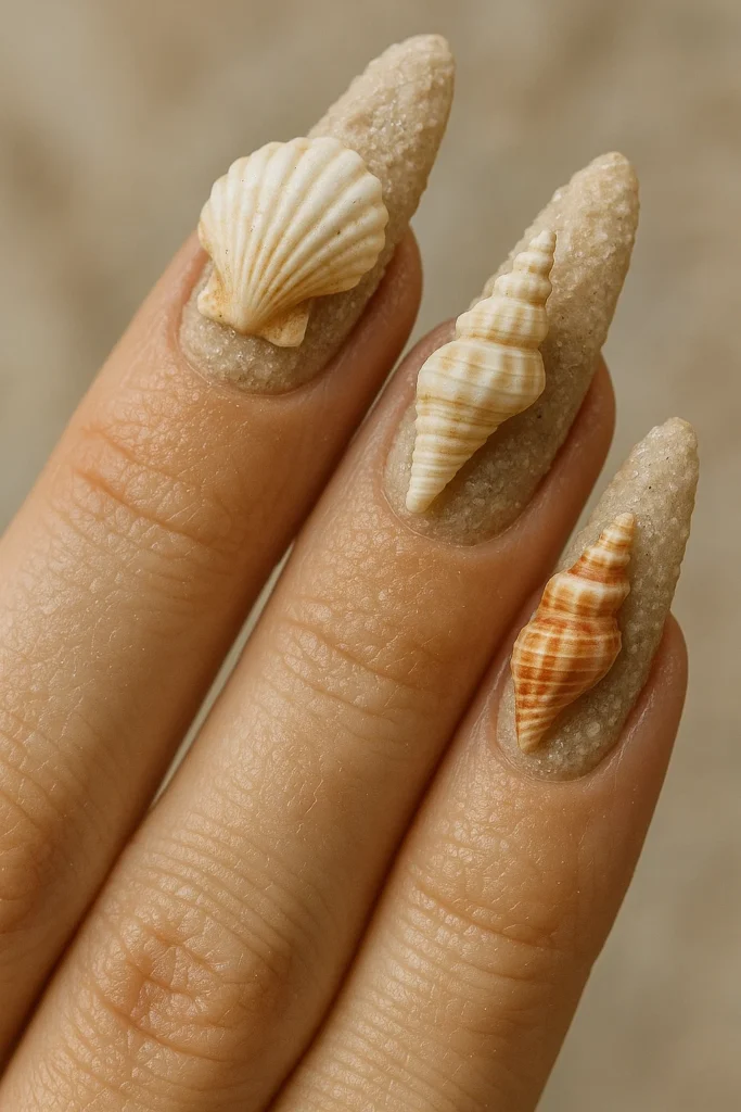 20 Sandy Chic Beach Nails That'll Impress The Hell Out Of People